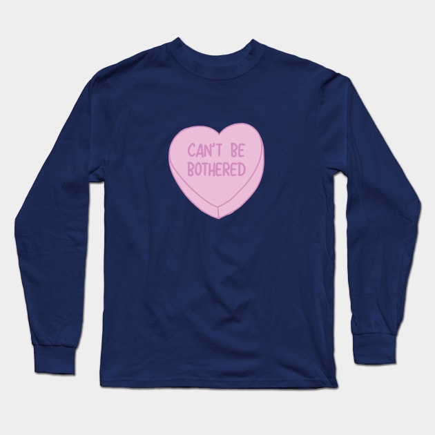 Can't Be Bothered Long Sleeve T-Shirt by lulubee